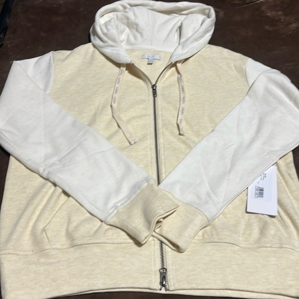 NWT Calme by Johnny Was zip front Hoodie